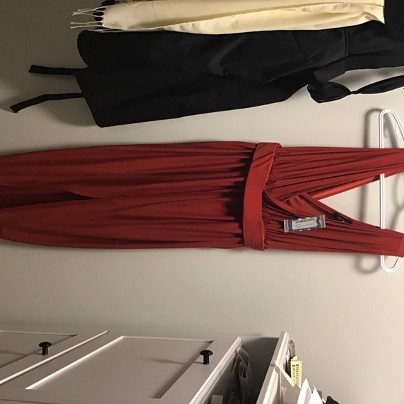 Petite plunge drape dress - Picture 4 of 4
